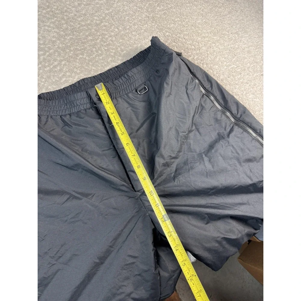 Obermeyer‎ Tundra Snow Pants Mens XL Black Insulated Ski Adjustable Waist Zip